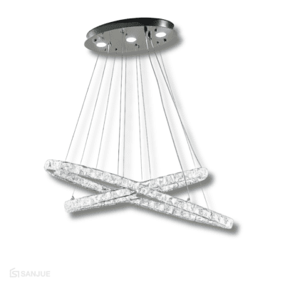 Lámpara Colgante Cristales