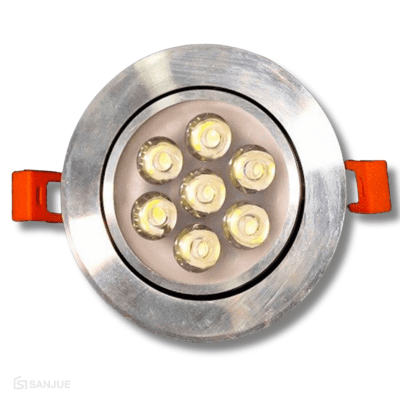 Ojo de Buey Plateado 7W